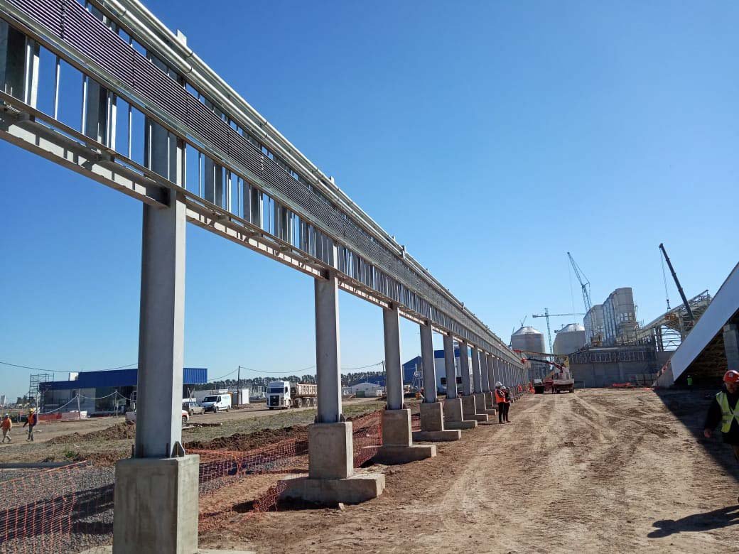 Diseño ingeniería construcción y montaje descarga de camiones AGD Timbúes. 2500 ton