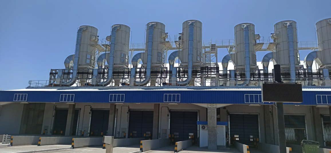 Rediseño de ingeniería, construcción y montaje cubierta de edificio recepción de camiones AGD