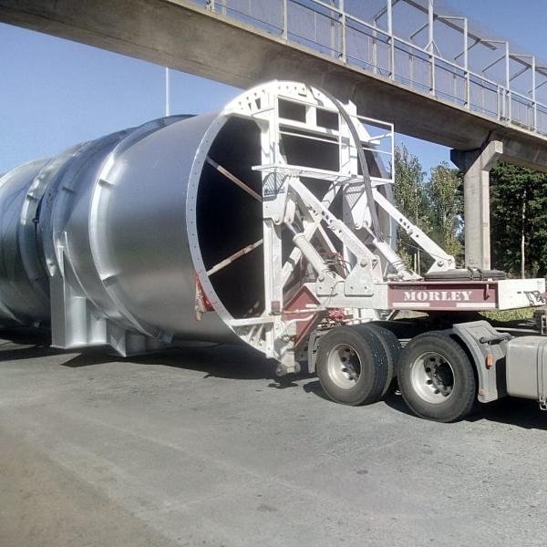 Ingeniería y construcción 700 ton ductos codos 4200 mm diámetro transiciones, juntas aspiración lf rex.Siderca